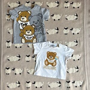 Moschino Gray and White Toy Bear Collection